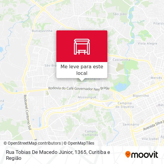 Rua Tobias De Macedo Júnior, 1365 mapa
