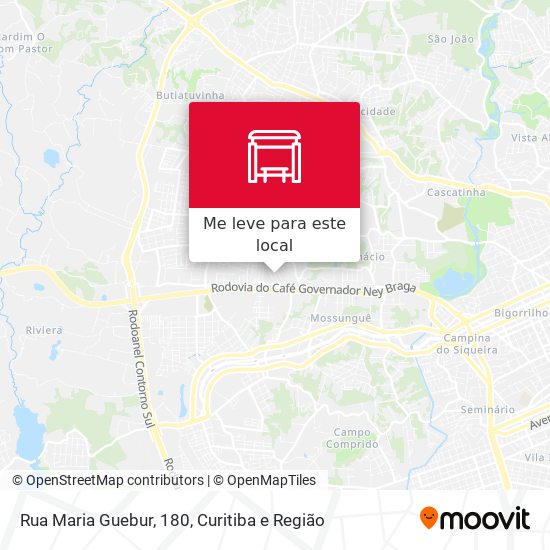 Rua Maria Guebur, 180 mapa