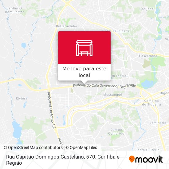 Rua Capitão Domingos Castelano, 570 mapa