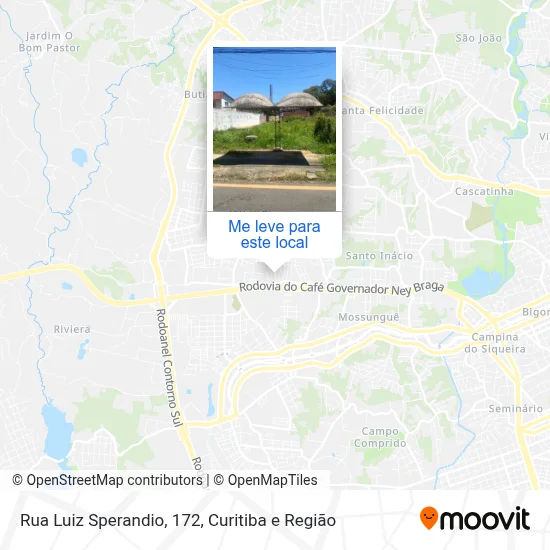 Rua Luiz Sperandio, 172 mapa
