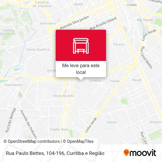 Rua Paulo Bettes, 104-196 mapa