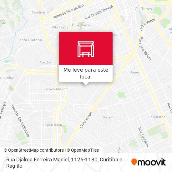 Rua Djalma Ferreira Maciel, 1126-1180 mapa
