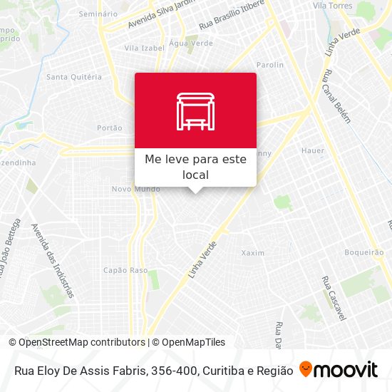 Rua Eloy De Assis Fabris, 356-400 mapa
