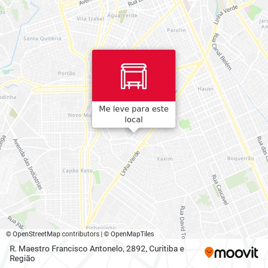 R. Maestro Francisco Antonelo, 2892 mapa