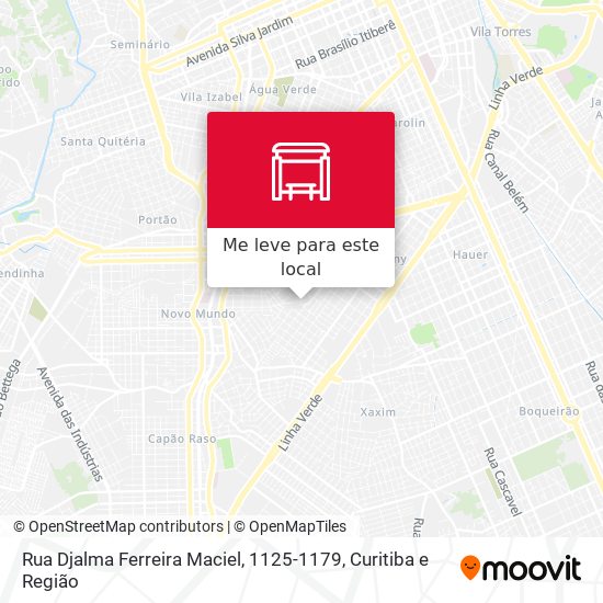 Rua Djalma Ferreira Maciel, 1125-1179 mapa