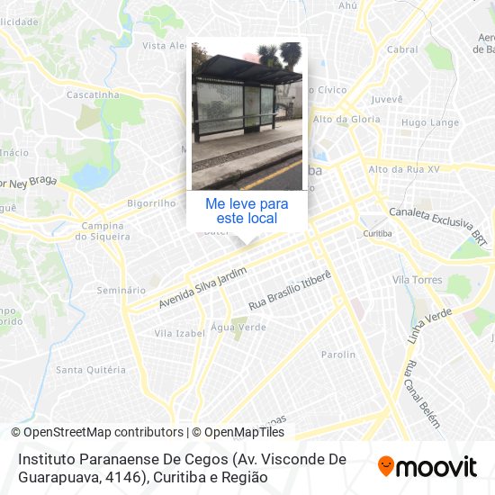 Instituto Paranaense De Cegos (Av. Visconde De Guarapuava, 4146) mapa