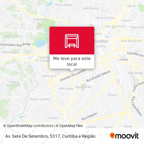 Av. Sete De Setembro, 5317 mapa