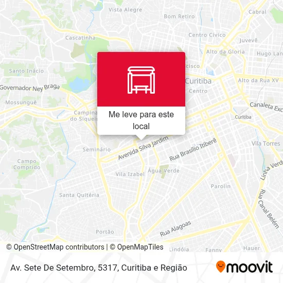Av. Sete De Setembro, 5317 mapa
