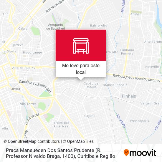 Praça Mansueden Dos Santos Prudente (R. Professor Nivaldo Braga, 1400) mapa