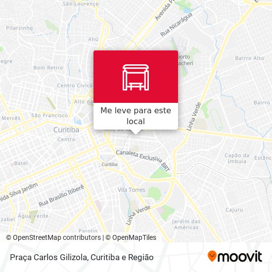 Praça Carlos Gilizola mapa
