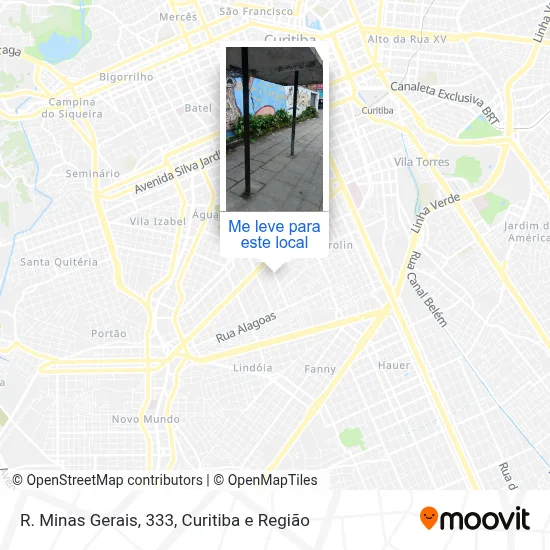 R. Minas Gerais, 333 mapa