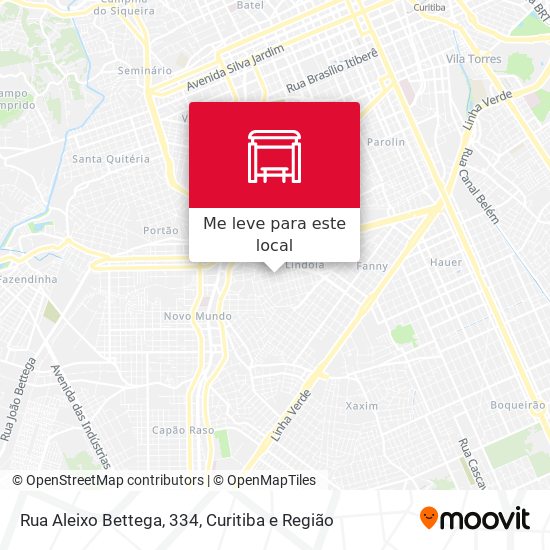 Rua Aleixo Bettega, 334 mapa