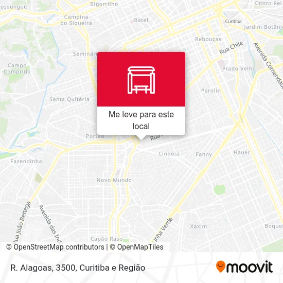 R. Alagoas, 3500 mapa