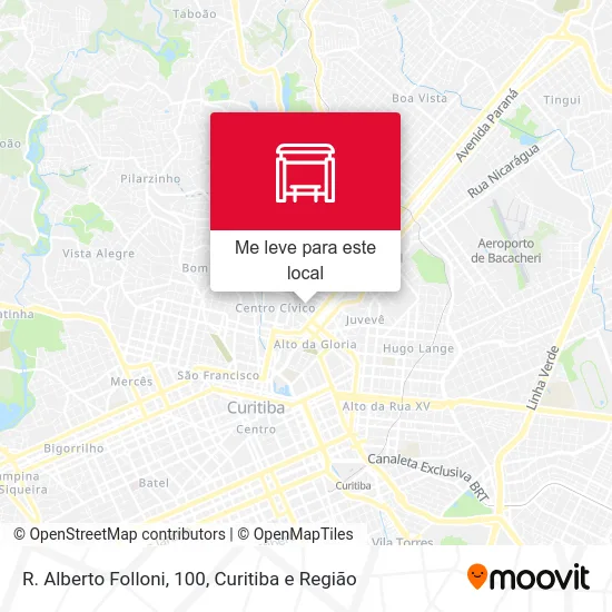 R. Alberto Folloni, 100 mapa