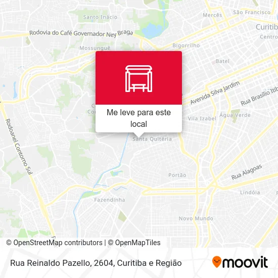 Rua Reinaldo Pazello, 2604 mapa