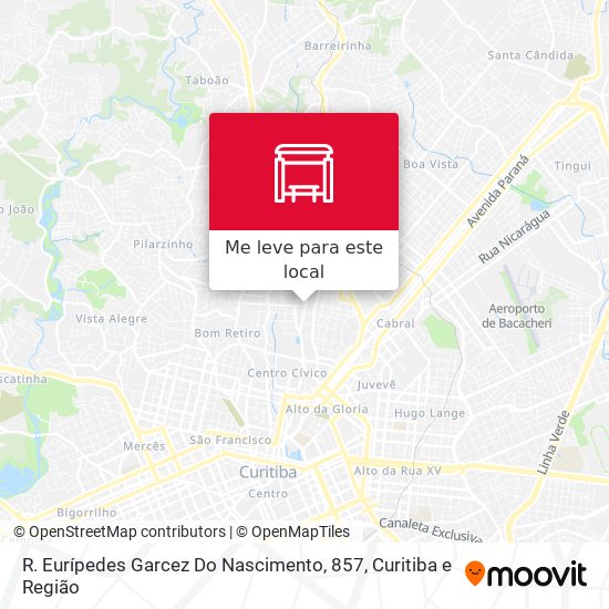 R. Eurípedes Garcez Do Nascimento, 857 mapa