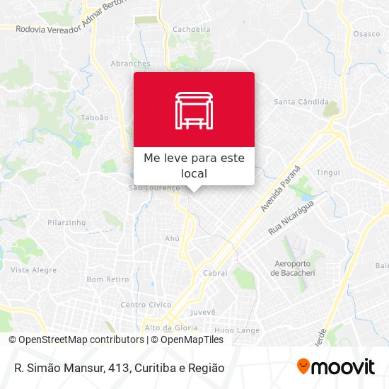 R. Simão Mansur, 413 mapa