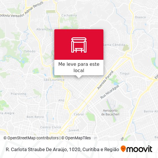 R. Carlota Straube De Araújo, 1020 mapa