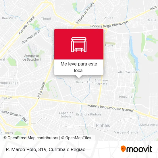 R. Marco Polo, 819 mapa