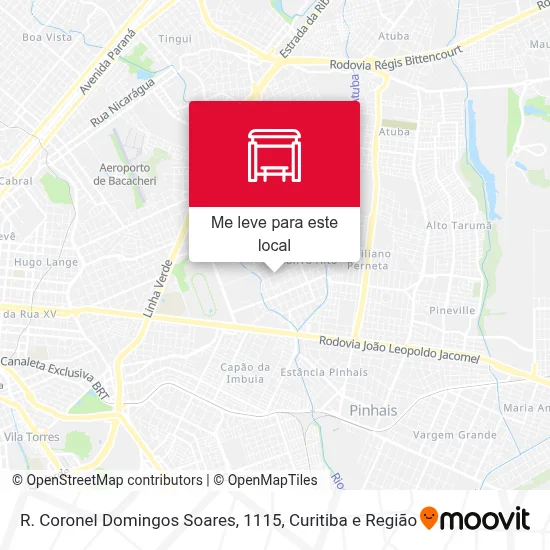 R. Coronel Domingos Soares, 1115 mapa