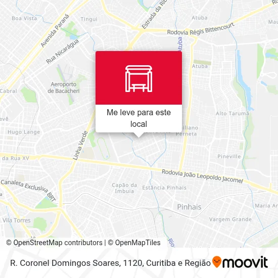 R. Coronel Domingos Soares, 1120 mapa