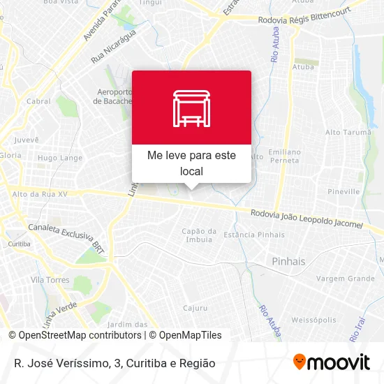 R. José Veríssimo, 3 mapa