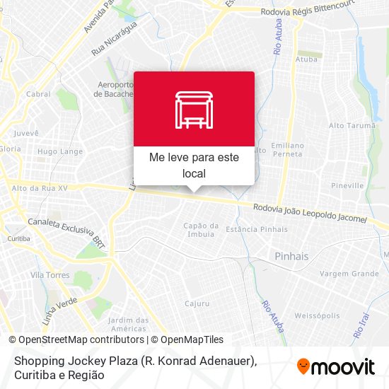 Shopping Jockey Plaza (R. Konrad Adenauer) mapa