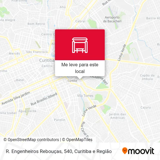 R. Engenheiros Rebouças, 540 mapa