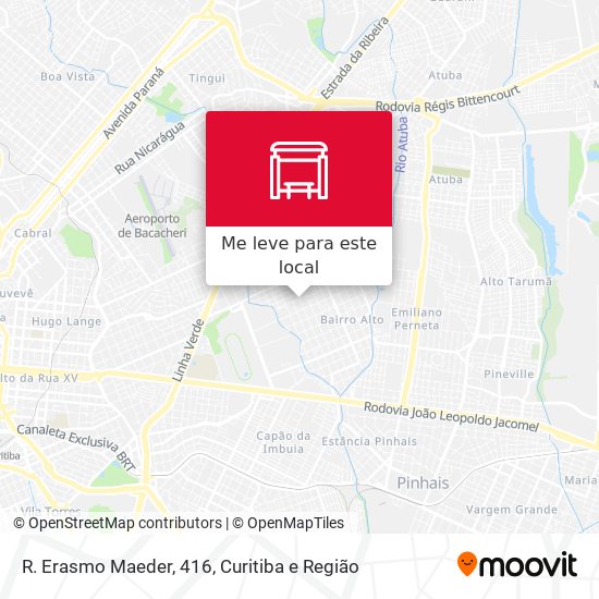 R. Erasmo Maeder, 416 mapa