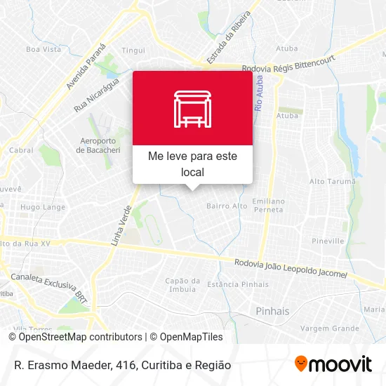 R. Erasmo Maeder, 416 mapa