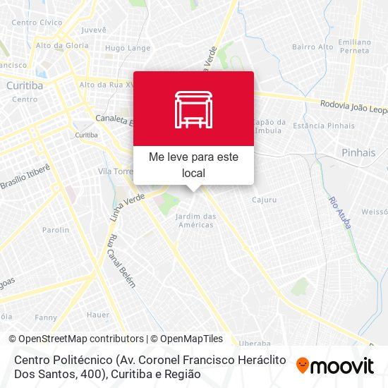 Centro Politécnico (Av. Coronel Francisco Heráclito Dos Santos, 400) mapa