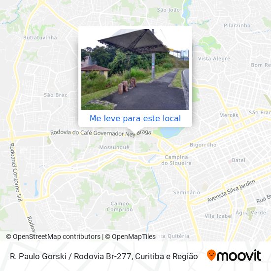 R. Paulo Gorski / Rodovia Br-277 mapa