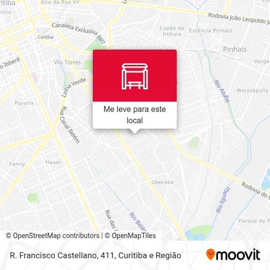 R. Francisco Castellano, 411 mapa