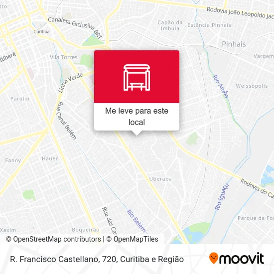 R. Francisco Castellano, 720 mapa