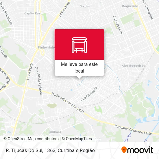 R. Tijucas Do Sul, 1363 mapa