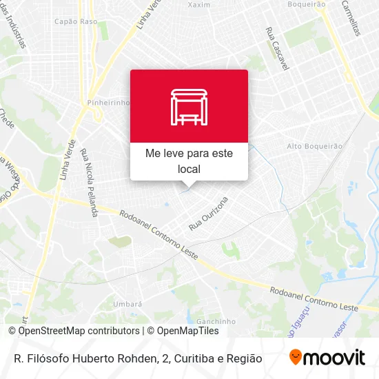 R. Filósofo Huberto Rohden, 2 mapa