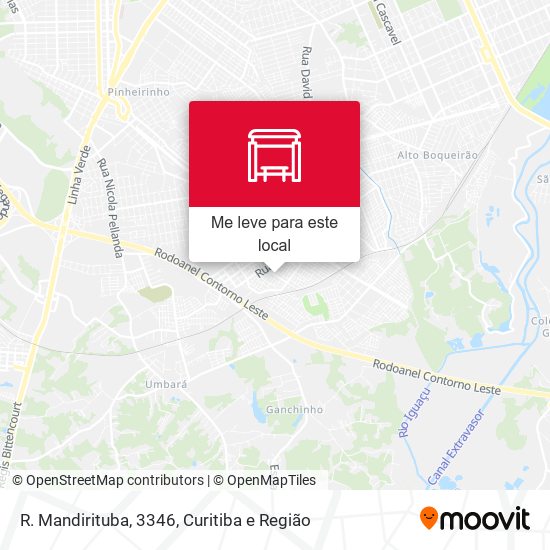 R. Mandirituba, 3346 mapa
