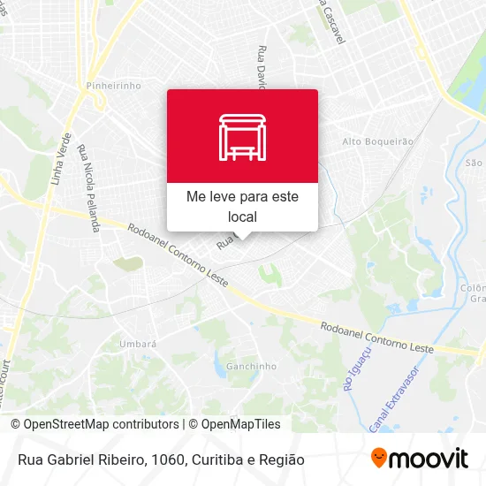 Rua Gabriel Ribeiro, 1060 mapa