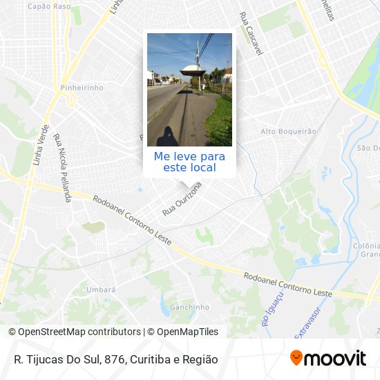 R. Tijucas Do Sul, 876 mapa