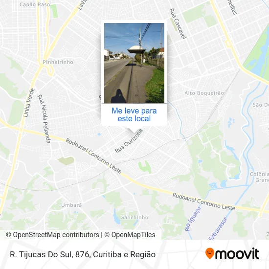 R. Tijucas Do Sul, 876 mapa