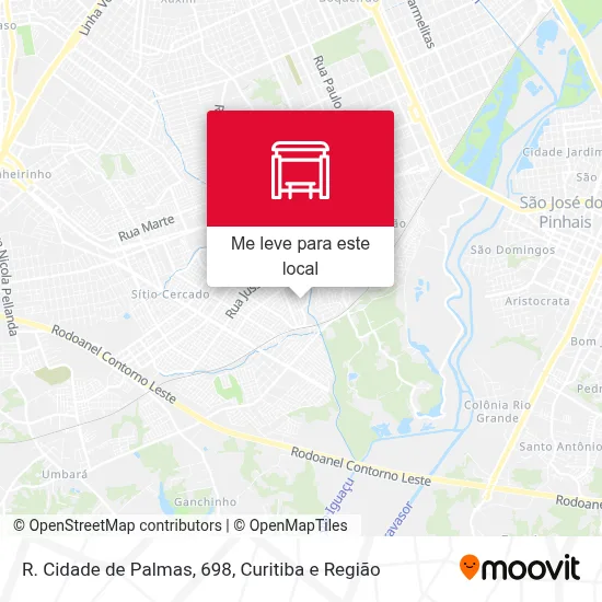 R. Cidade de Palmas, 698 mapa