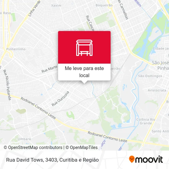 Rua David Tows, 3403 mapa