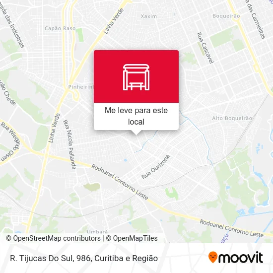 R. Tijucas Do Sul, 986 mapa