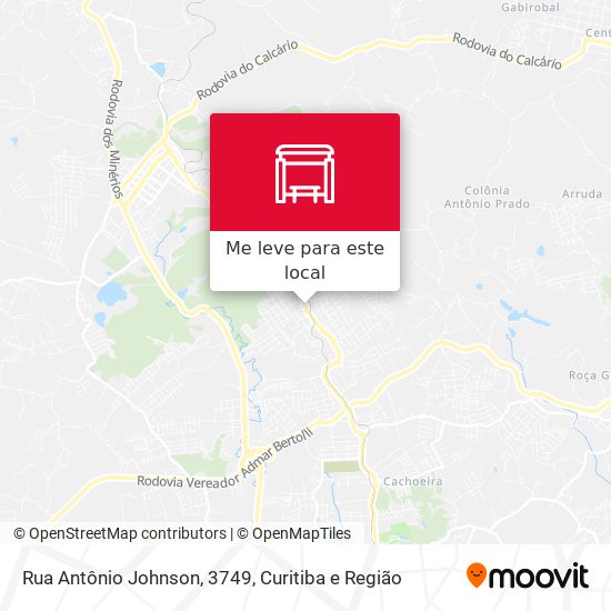 Rua Antônio Johnson, 3749 mapa