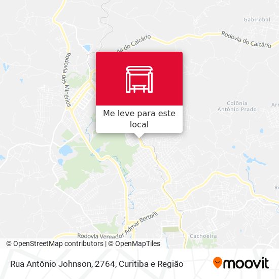 Rua Antônio Johnson, 2764 mapa