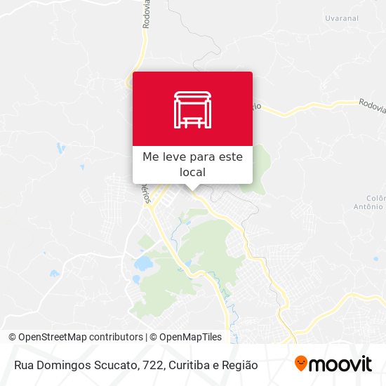 Rua Domingos Scucato, 722 mapa