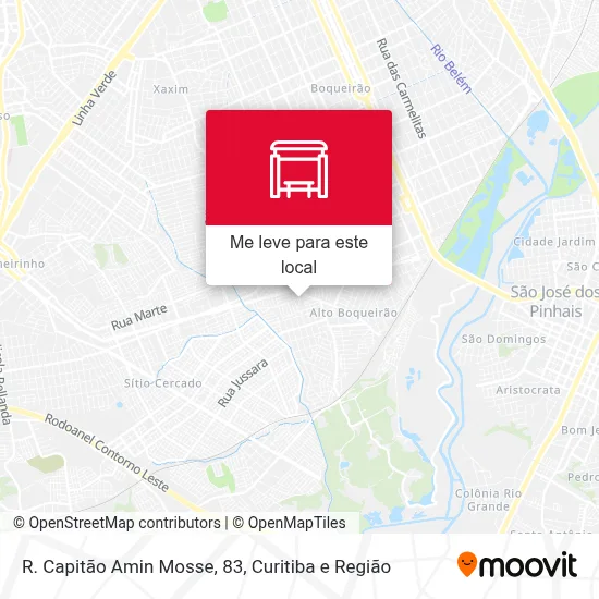 R. Capitão Amin Mosse, 83 mapa