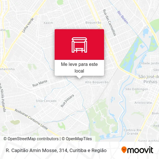 R. Capitão Amin Mosse, 314 mapa