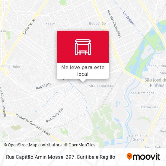 Rua Capitão Amin Mosse, 297 mapa