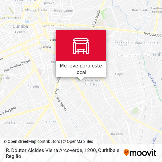 R. Doutor Alcides Vieira Arcoverde, 1200 mapa